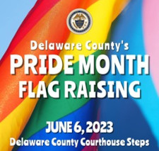 DelCo Holds Pride Flag Raising June 6